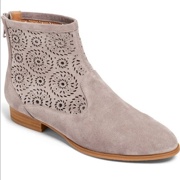 Jack Rogers Shoes - Jack Rogers Ronnie Bootie gray suede size 8